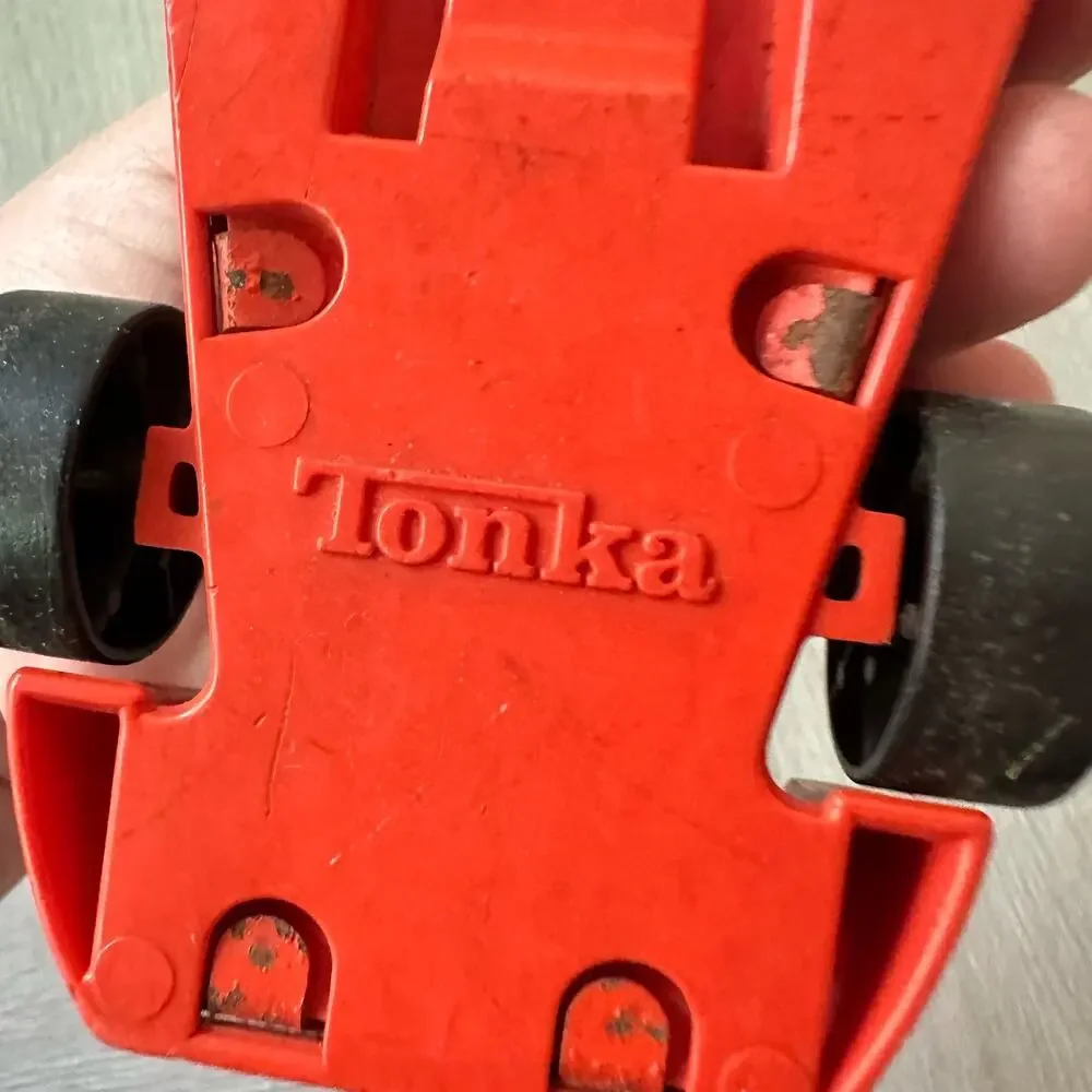 Vintage Tonka A J Foyt Racing Team Van Race Car 1979